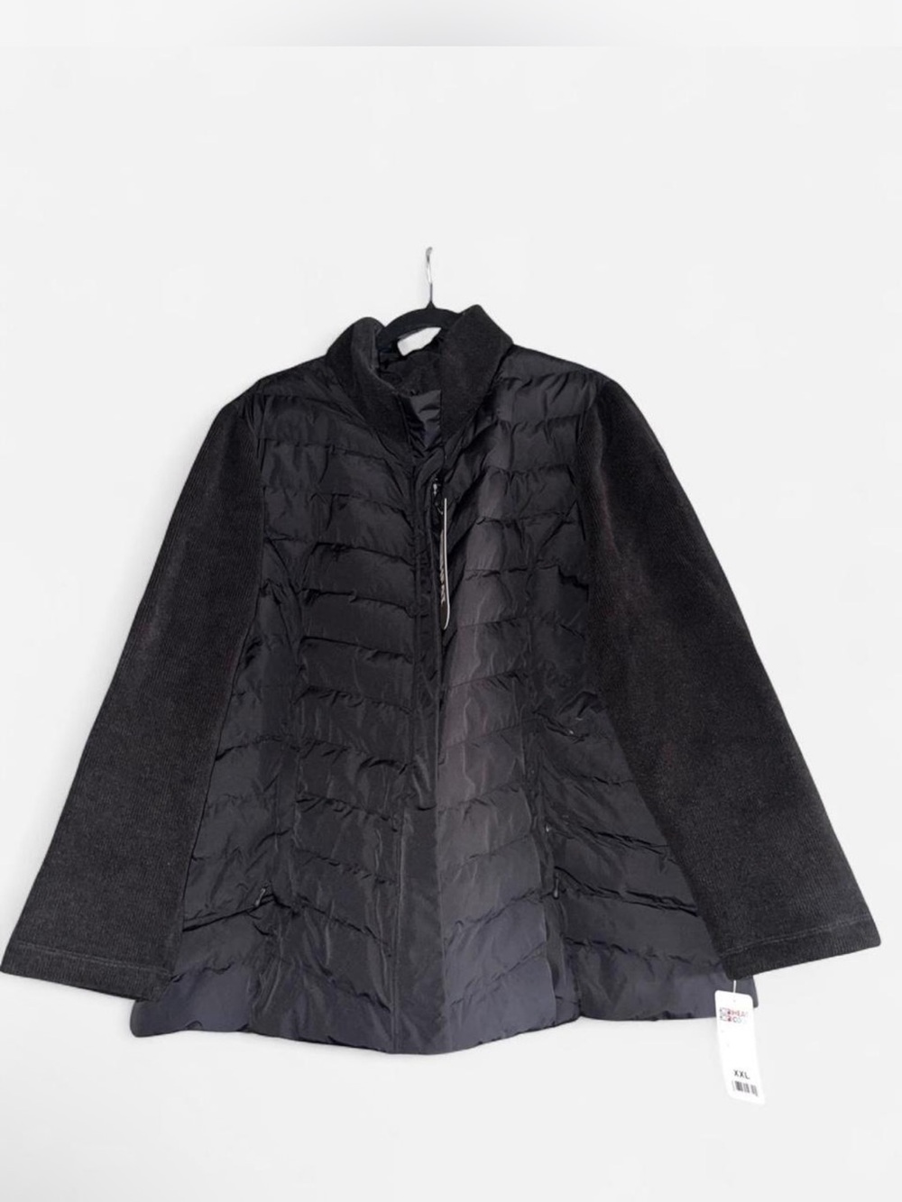 Black 32 Degrees Women’s Quilted Hybrid Jacket NWT